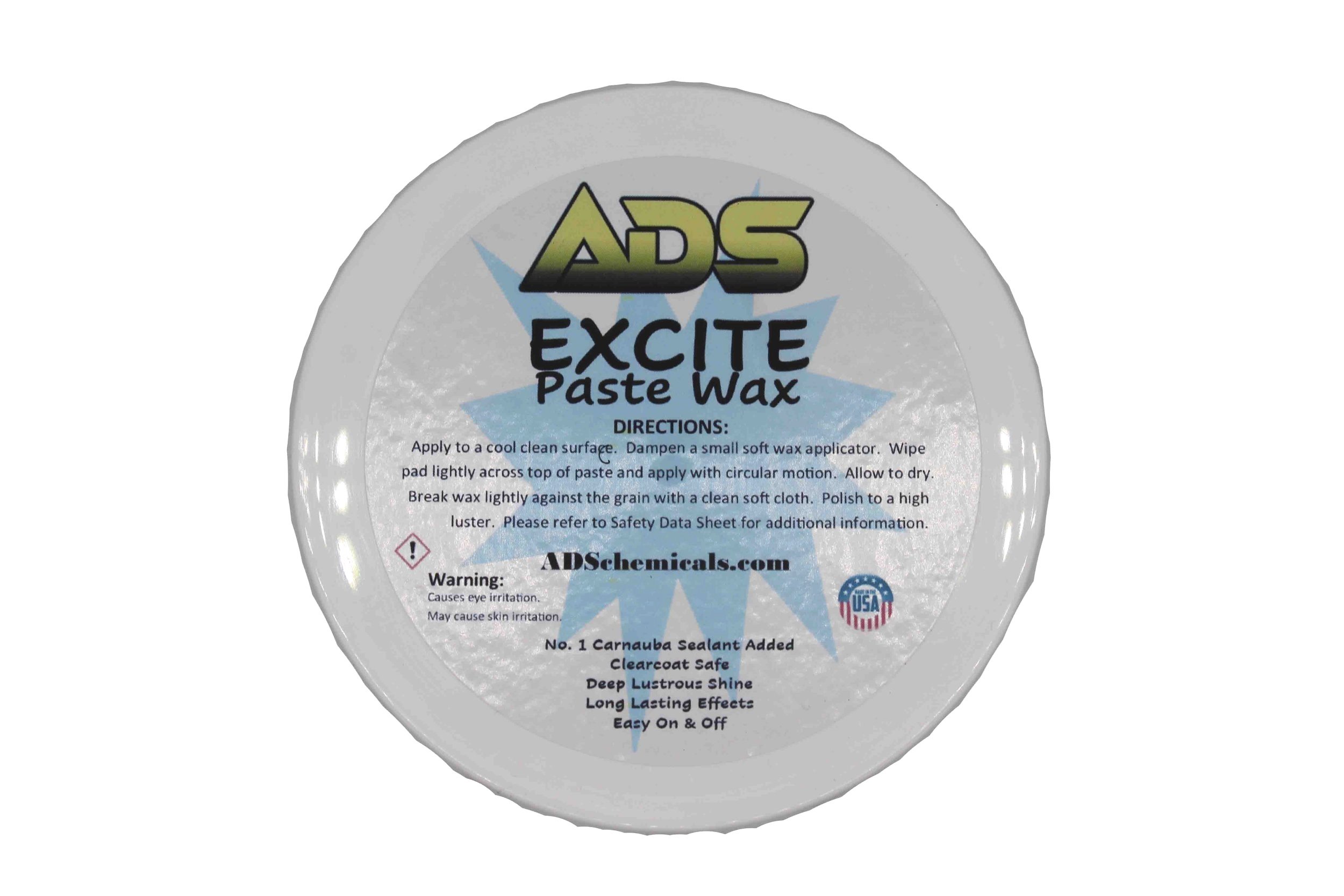 Excite Paste Wax — ADS Auto Detail Supplies - ADS Chemicals